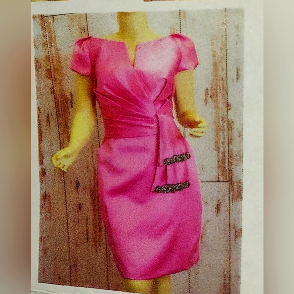 Berry (Pink) Dress for All Occasions Enzoani Love Couture Evening Sz 8-12 NWT